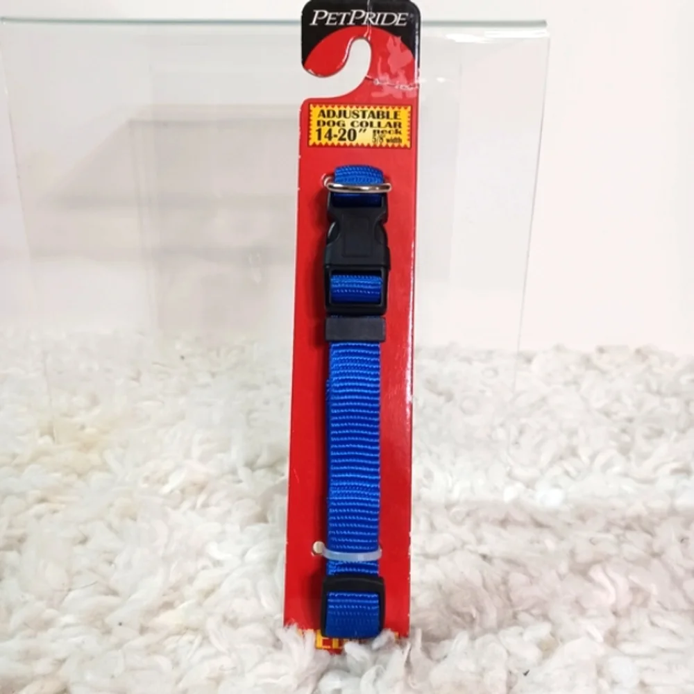 New Adjustable Dog Collar - Blue